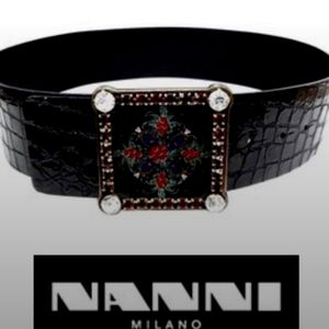 Black and Red Women's Belt